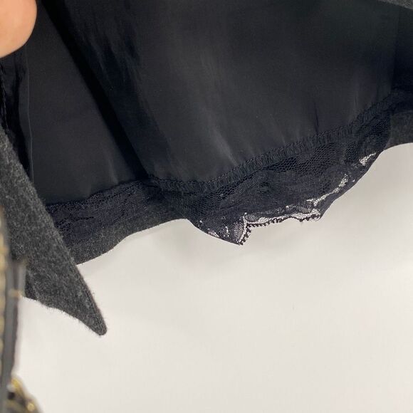 Trina Turk Grey‎ Stretch Knit A-Line Above Knee Dress  size Large - Picture 7 of 11